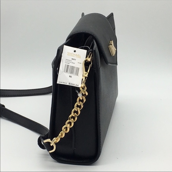 MICHAEL KORS MOTT LG CLUTCH XBODY BLACK - Picture 4 of 8